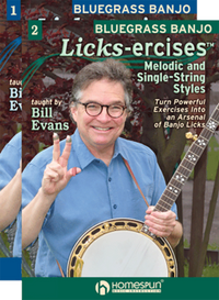 Bluegrass Banjo Licks-Ercises - 2 Volume Set | Shop | Homespun